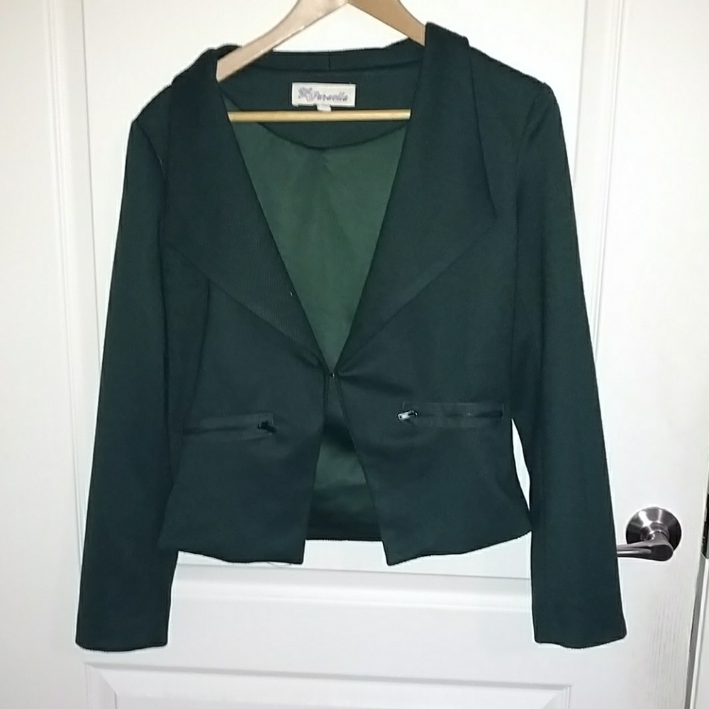 Francesca's Collection green blazer sz med